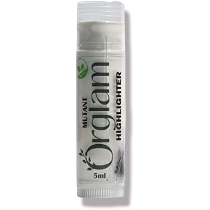 Orglam Transparent white Shimmering Highlighter Stick (Natural) (vitamin E rich) - Image 1